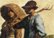 Jean Francois Millet Detail of People go to work china oil painting artist